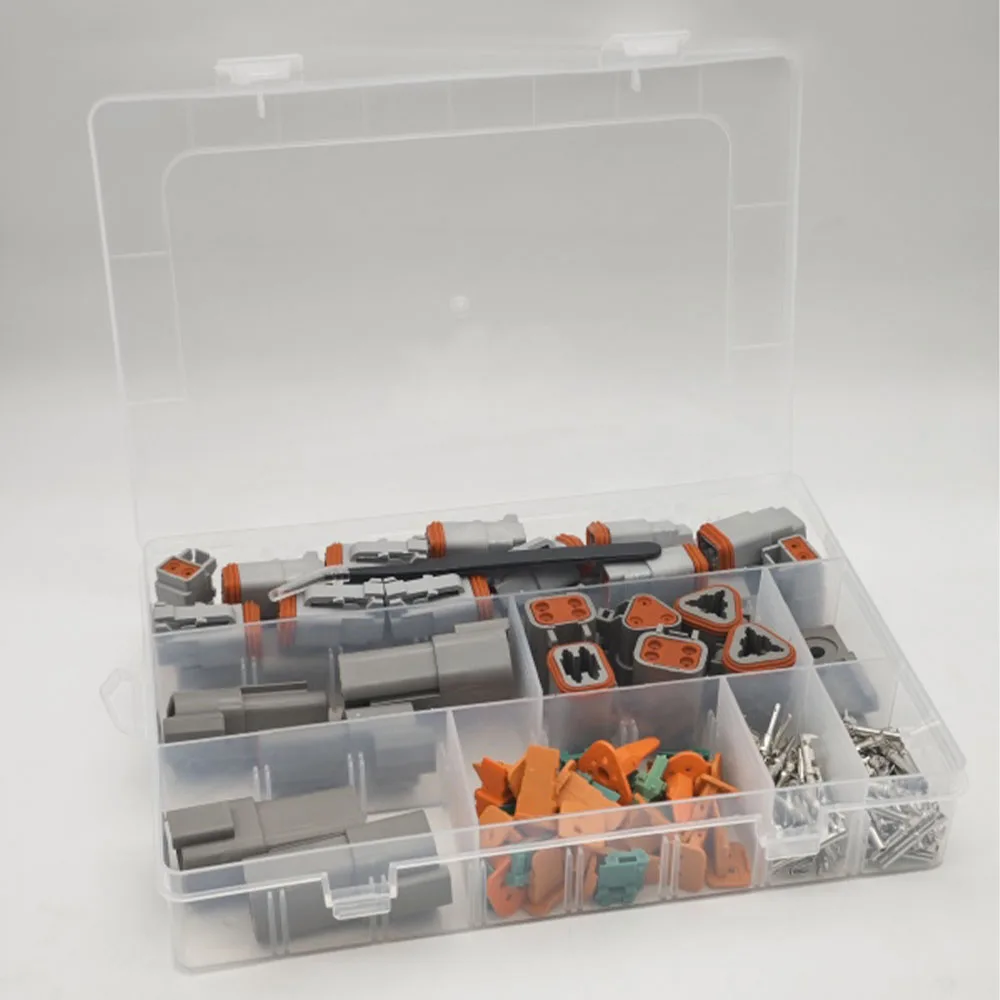 Connector Kit 18 Sets, 2/3/4 Pin DT Connector Kit, Automotive Electrical Waterproof Wire Connectors, Electrical Connectors Kit