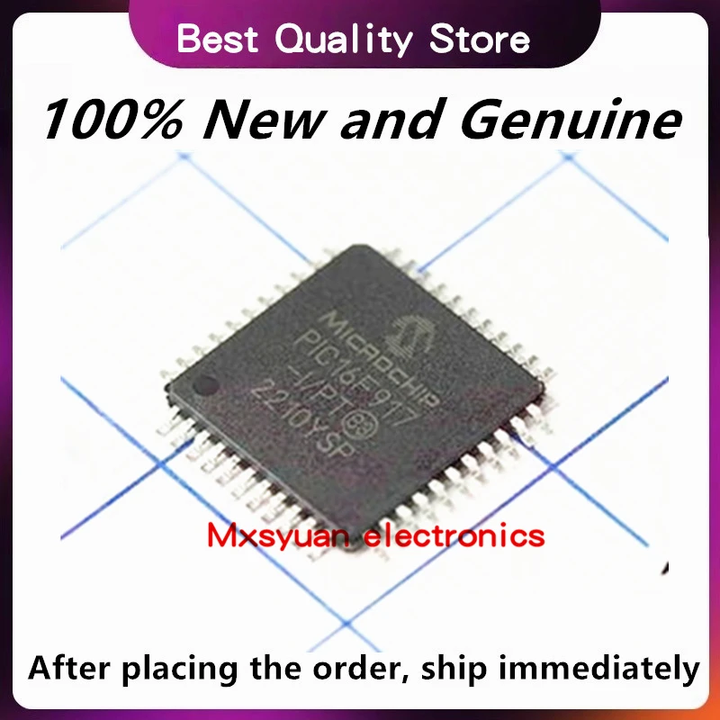 5PCS~50PCS/LOT Original PIC16F917-I/PT PIC16F917T-I/PT PIC16F917 I/PT TQFP44 100% New and Genuine