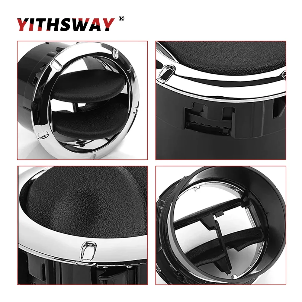 8200212480 1 Pcs Silver Air Vent Outlet Grille For Renault Duster Master Dacia Logan Sandero Opel Auto Interior Accessories