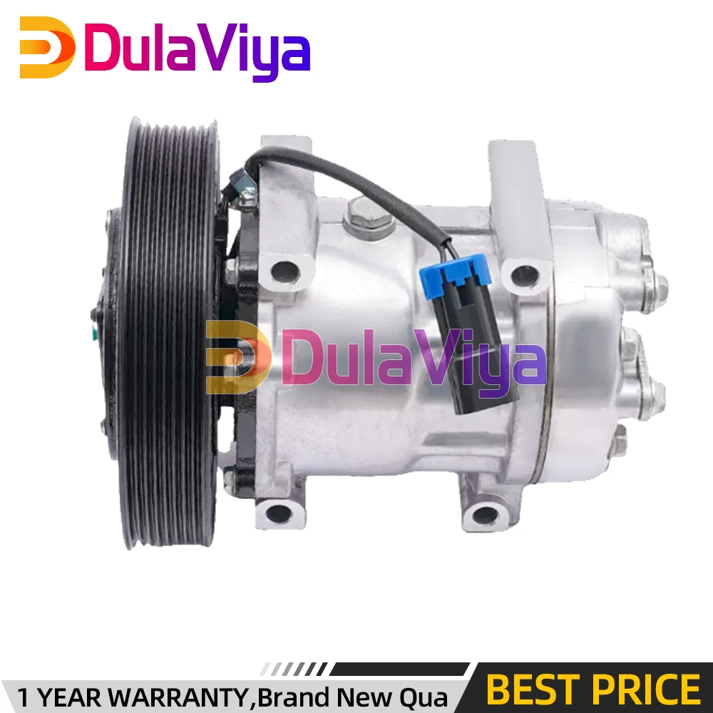 Compresor y embrague de CA para Volvo VNL 2014 a 2016 / VAH 2011 - 2015 206RD53M, 20721587, 206RD53MF, 206RD52M, 4326U