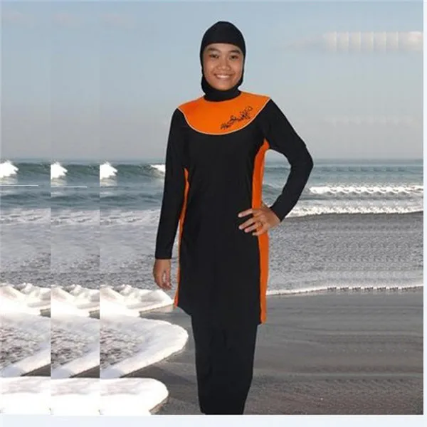 2026 Long Sleeve muslim swimsuit swimwear women muslim swimwear Nylon Swimming maillot de bain femme musulmane