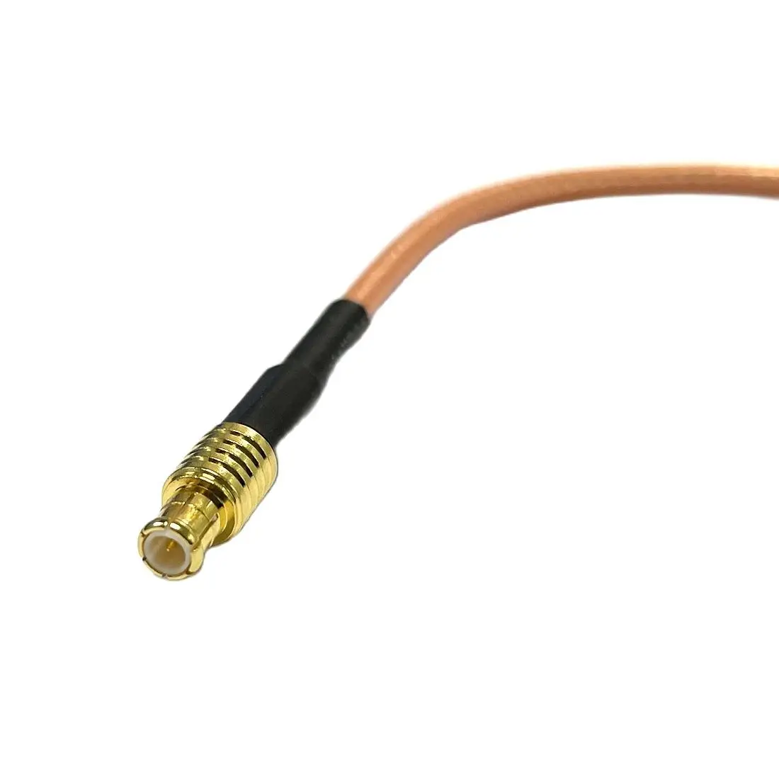 1PC New  MCX  Male Plug Straight Right Angle Connector RG316 Cable 25cm Other End No Connector