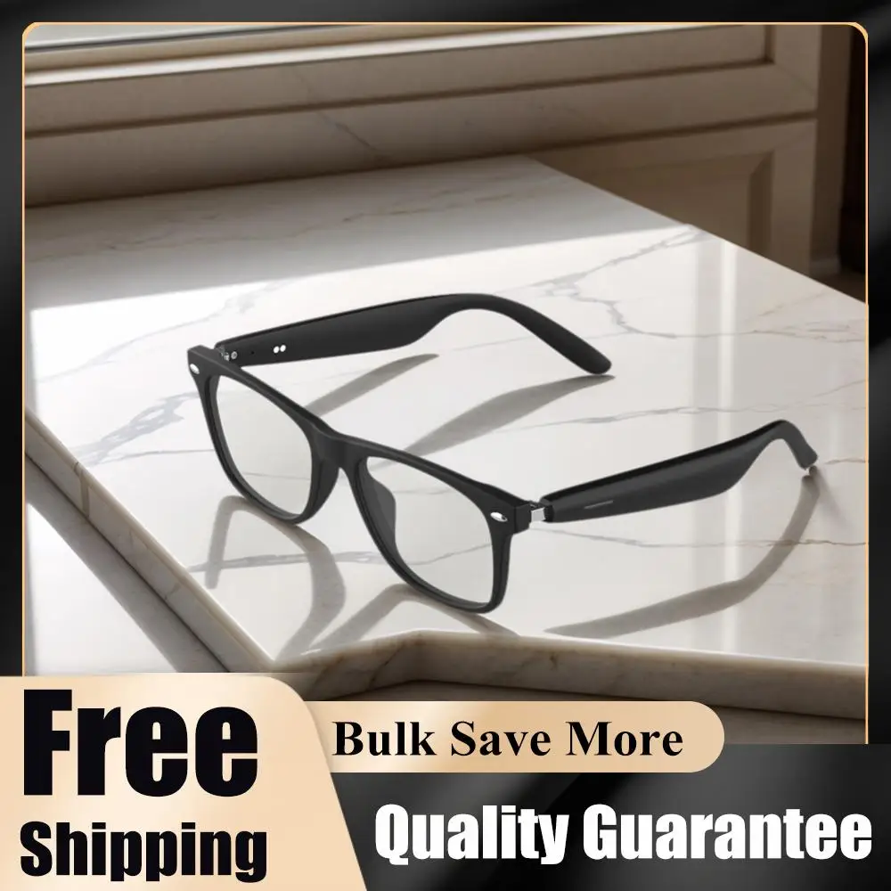 

AI Intelligent Translation Glasses Wireless Headset Sunglasses Built-in Microphone Speakers Earphone Glasses for Outdoor Travel