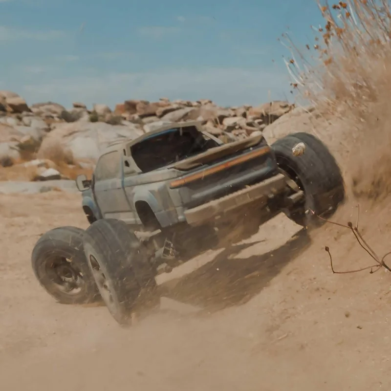 ARRMA 1/10 Big Rock 4X4 223S BLX BRUSHLESS Street Truck RTR com DSC, (Azul), ARA4312V4T3