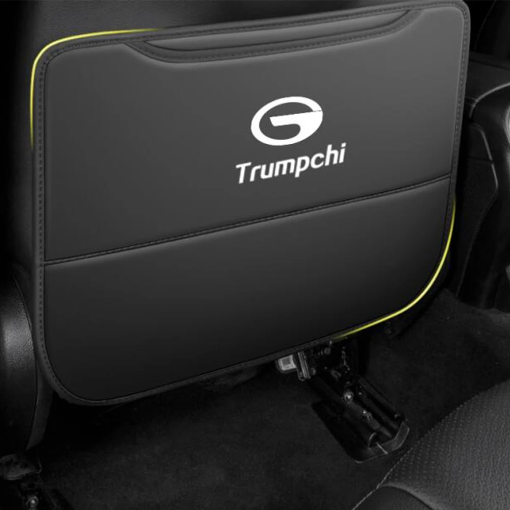 For Trumpchi GAC EMKOO 2023 2024 2025  Accessories Leather Car Front Seat Rear Anti Kick Dust Board Pad Frame Cover Interior