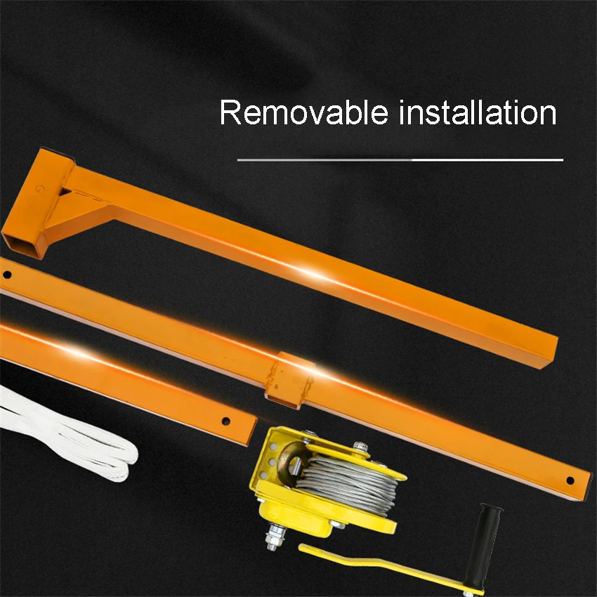 Air Conditioner Outside Installation Lifting Tool 10/15/20M Lifting Crane Self-locking Manual Winch Assembly For Air Conditioner