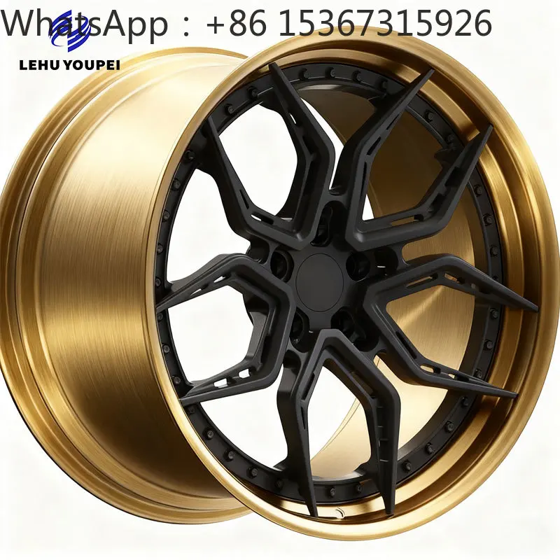 18-22 Inch 5x112 5x120 5x114.3 Multi Spoke Chrome Finish 2PC Deep Concave Forged Wheel Rims Universal Fitment 3-Year Warranty