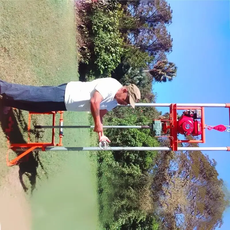 맞춤형 가정용 소형 접이식 천공기, 경량 디젤 소형 수중 시추기 판매