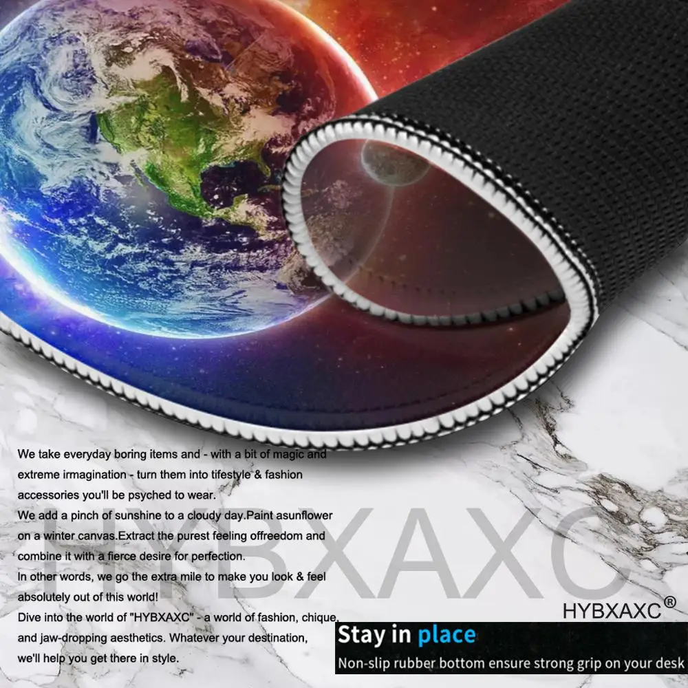 Galaxy Small Gaming Mouse Pad Deskmat Rubber Mat non-slip Anime Mousepad Pc Accessories Desk Protector Kawaii Cute Keyboard Pads