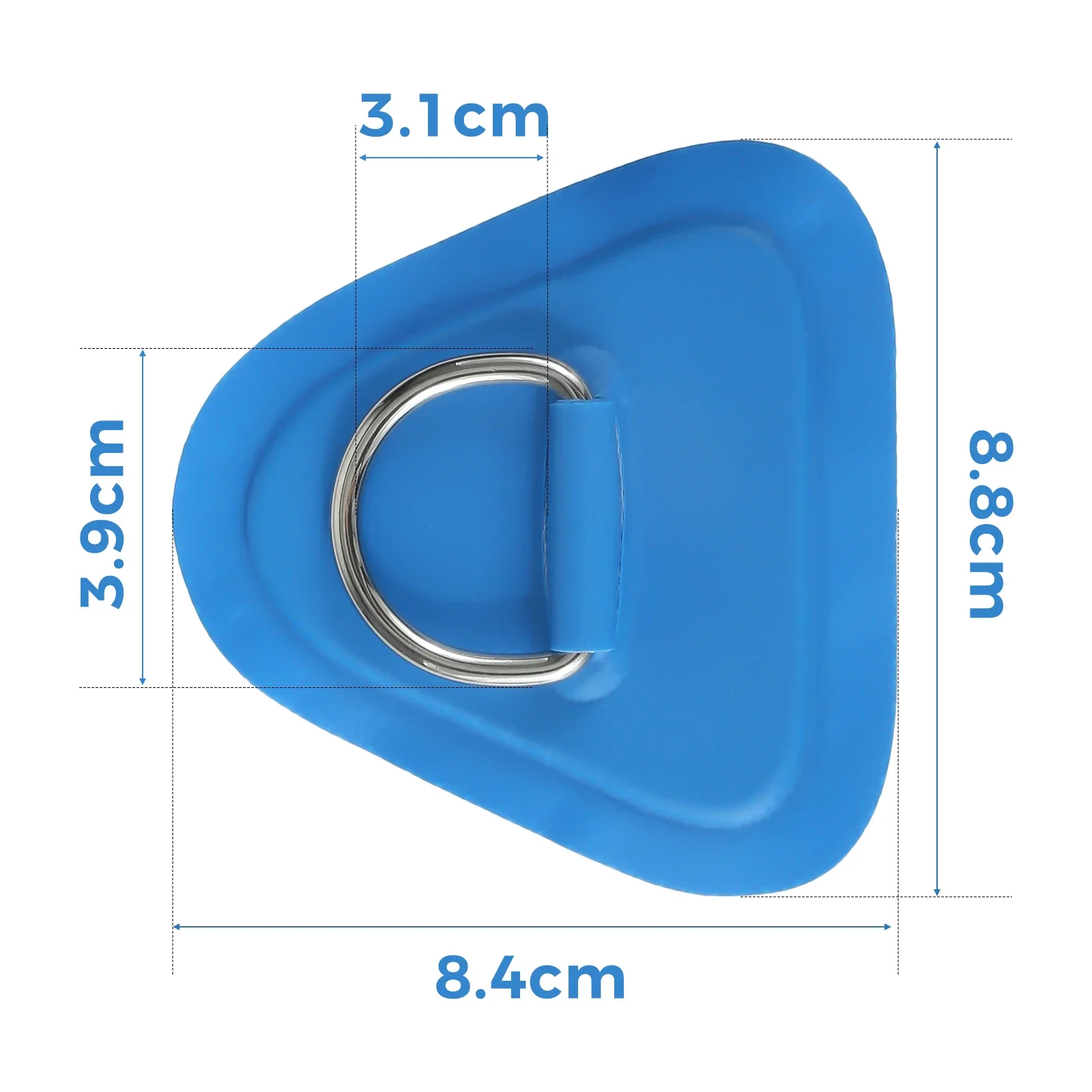 D-Rings Pad PVC Patch Kayak Elastic Bungee Cord Hooks Deck Rigging Kit for Surfboard Canoe Inflatable Boat Stand Up Paddle Board