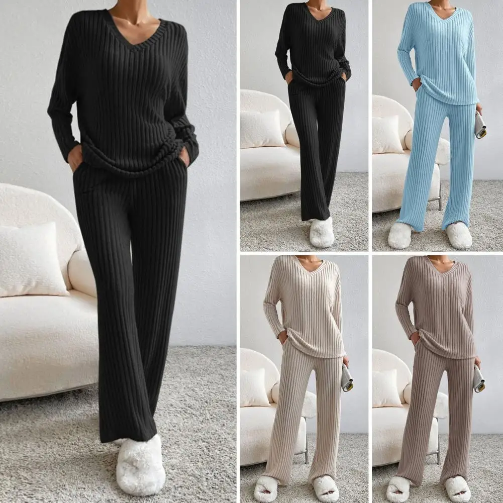 2024 Autumn Women Elegant Urban Tracksuit Casual Suits 2PCS Long Sleeve Blouse Wide Leg Pants Sets Vintage Matching Sets