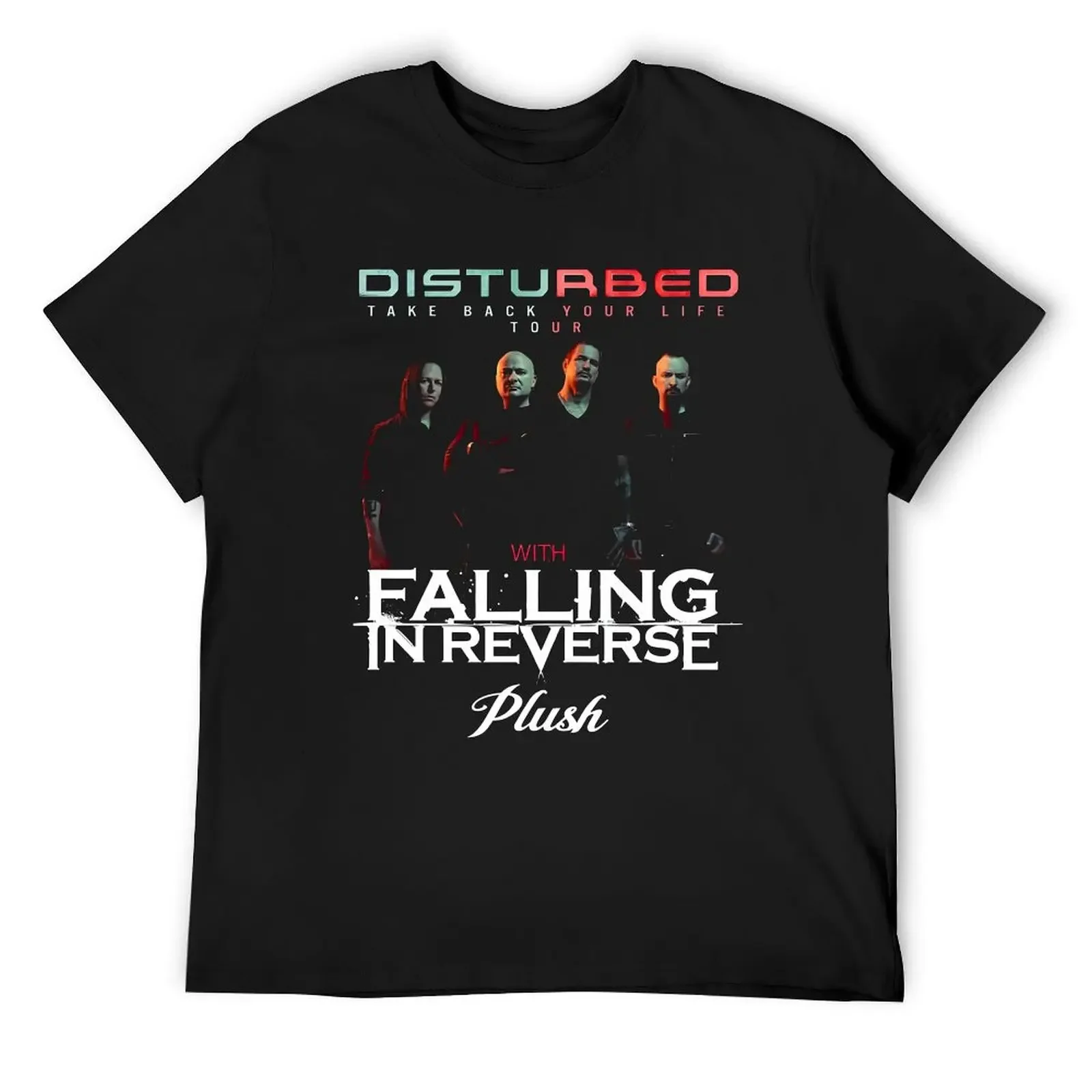 Graphic Disturbed 2024 Tour Shirt, Disturbed Take Back Your Life Tour 2024 Shirt T-Shirt oversized summer tops mens clothing