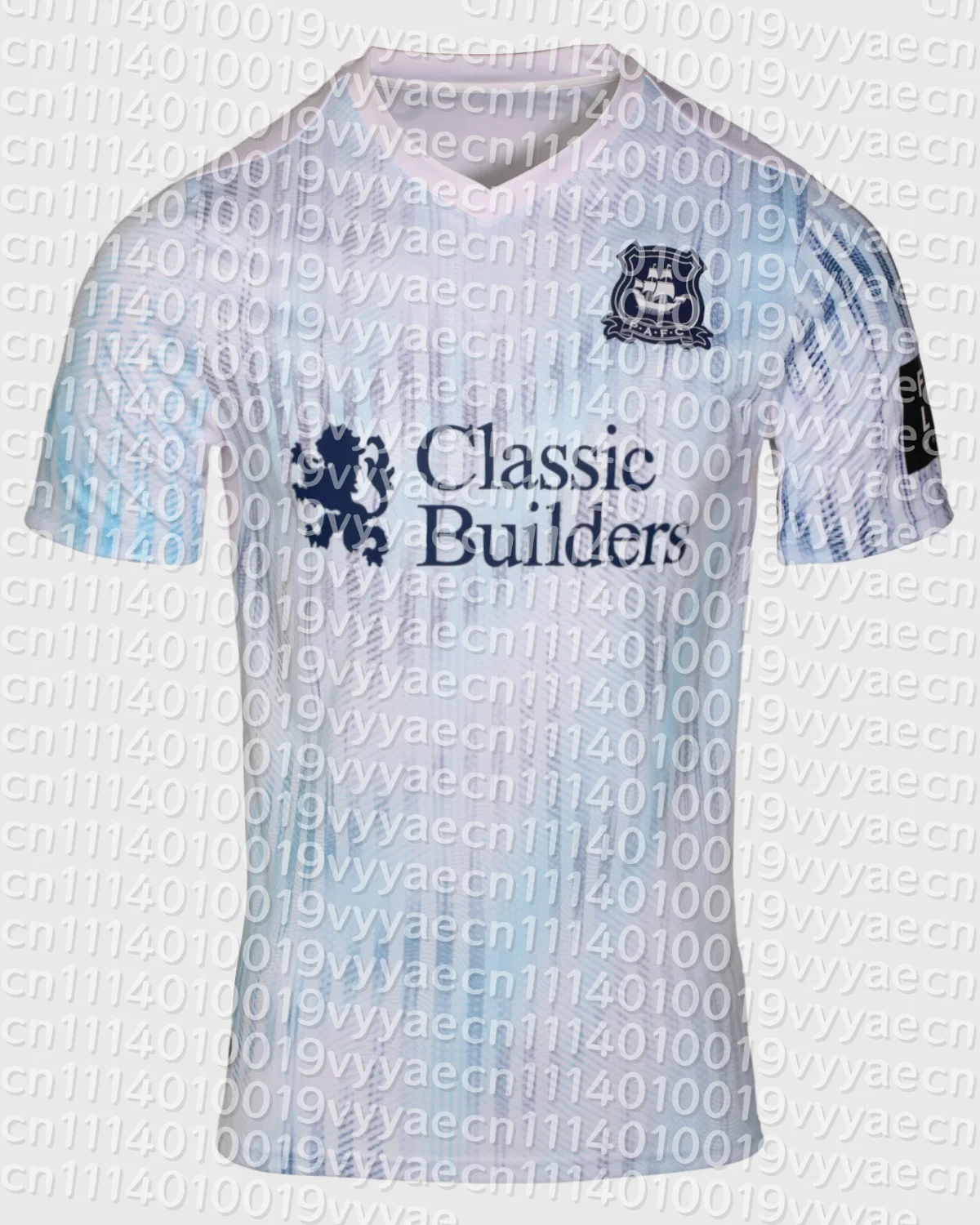26-27 Plymouth Argyle Style Familien-Partnerlook Fußballtrikot Sommer Casual Kurzarm Fußball T-Shirt Herren Damen Kleidung – Detail 1