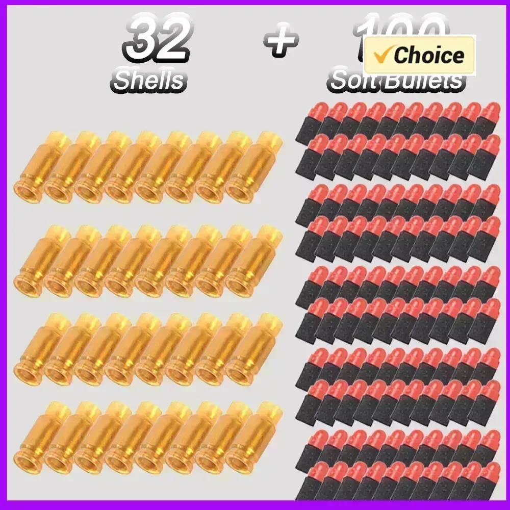 

Игрушечный пистолет Desert Eagle Colt 1911, 80 мягких пенных патронов с 24 сменными гильзами