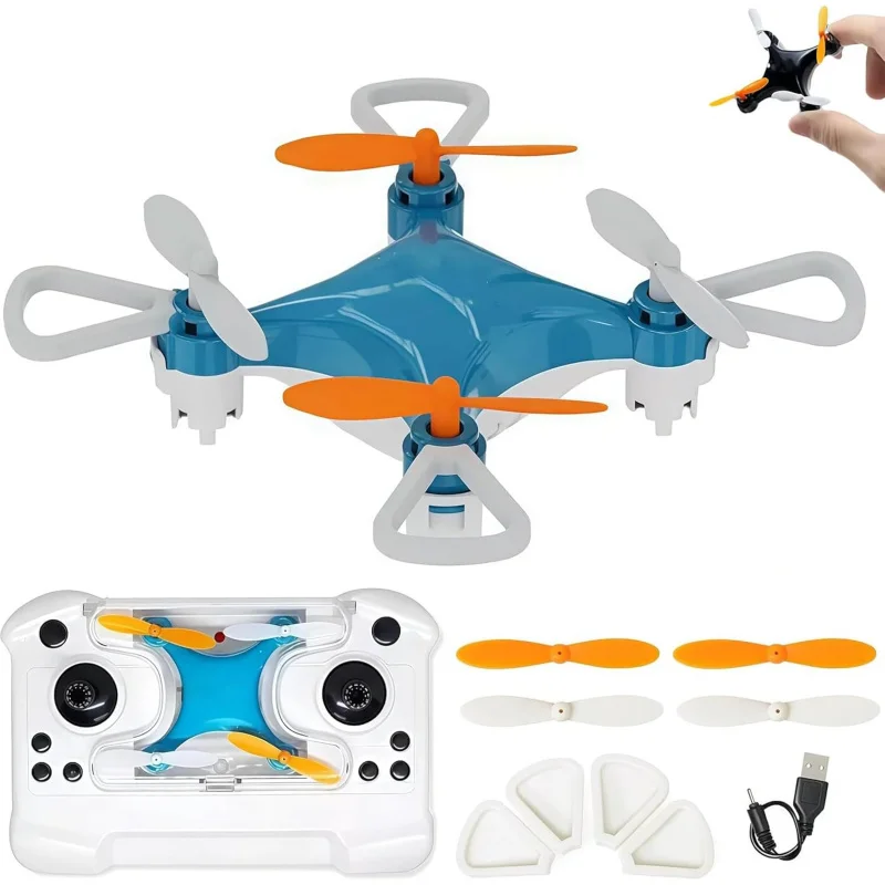 -Friendly Flyer, All-Ages Mini Drone with Easy Stunt Flights & 360 ° Tricks - Perfect Beginner-Friend