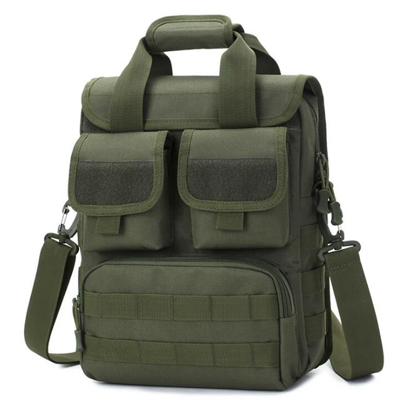 Men Tactical Handbag Laptop  Bag Shoulder Crossbody Bags Camouflage Molle Hunting Camping Hiking Sports Outdoor