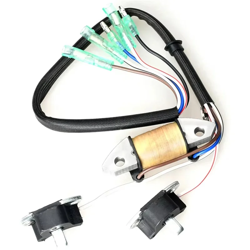 

Efficient 69P-85541-19 Charge Coil Coil Pulser Assy 61N-85543-09 69P-85541-09 For Yamaha 25HP 30HP 2 Stroke Boat Motor Engine