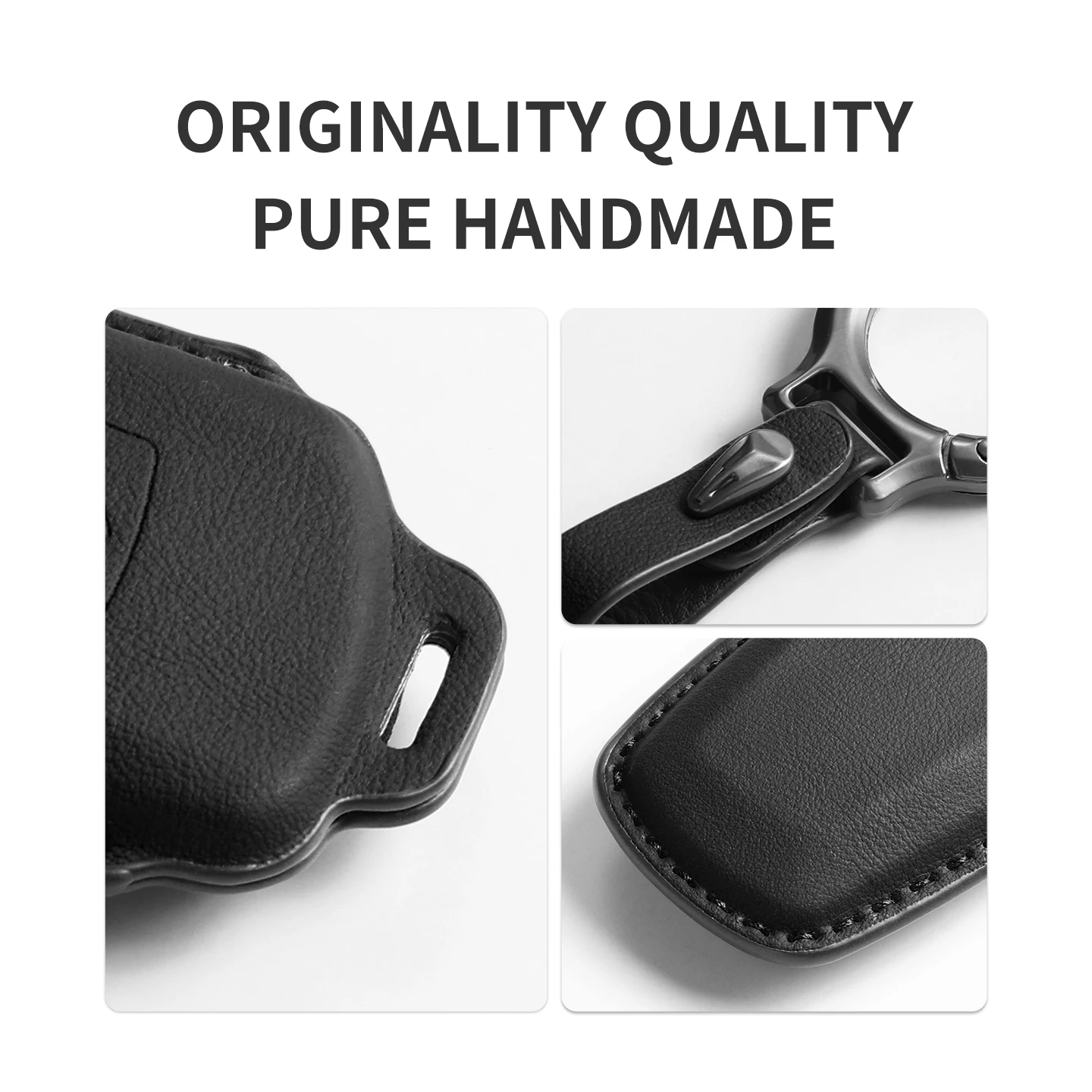Leather Car Remote Key Case Cover Holder For CHANGAN QIYUAN NEVO A07 A05 Q07 Q05 A06 Q05 E07 CD701 Key Shell Fob Car Accessories - view 4
