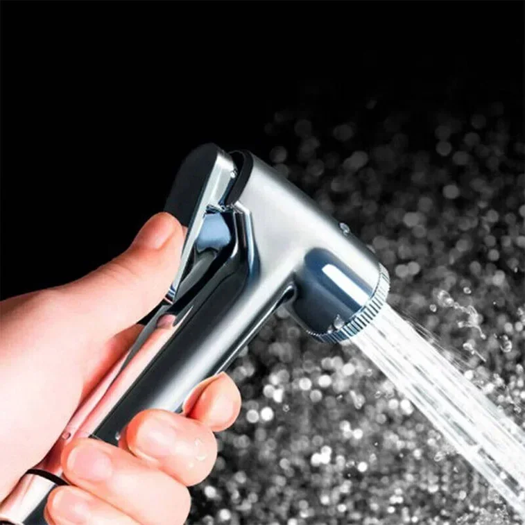 1PC Bidet Sprayer Toilet Douche Bidet Head Handheld Spray For Sanitary Shattaf Shower For Bathroom Hand Sprayer Stainless Steel