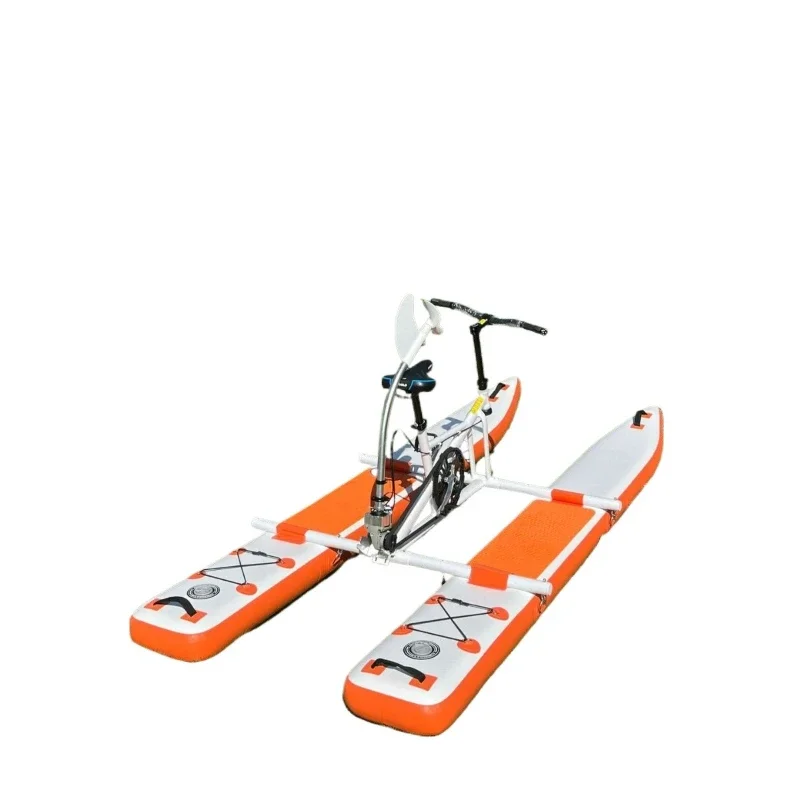 Single water bike, inflatable plate + aluminum body