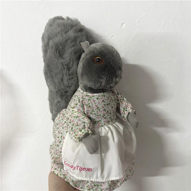 

New Cute Anime Goody Tiptoes Squirrel Plush 28CM Kids Stuffed Animals Toys For Children Gifts