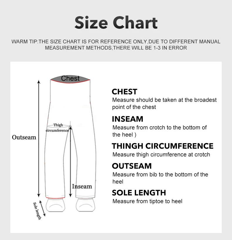 Wasserdichte Neopren-Angelhose für Herren, Tarnfarbene Wathose, Motorradhose, ATV-Fahrradsocke, fliegende Angelwader auf der Brust – Detail 4