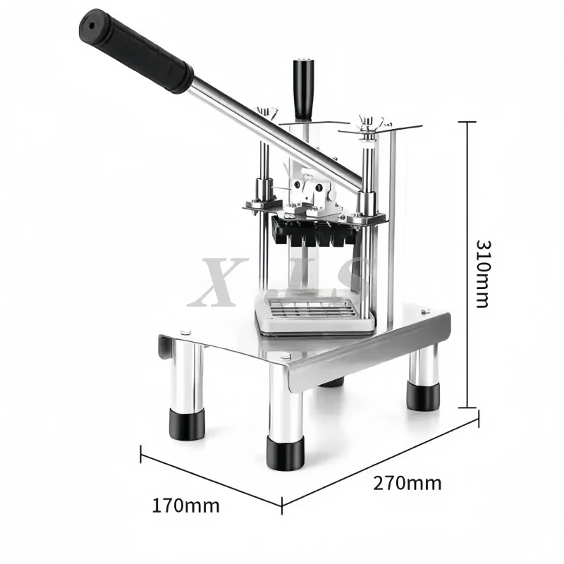 

Hot Selling Kitchen Tools Manual Hand French Fries Household Vegetable Fruit Slicer Potato Chopper Cutter