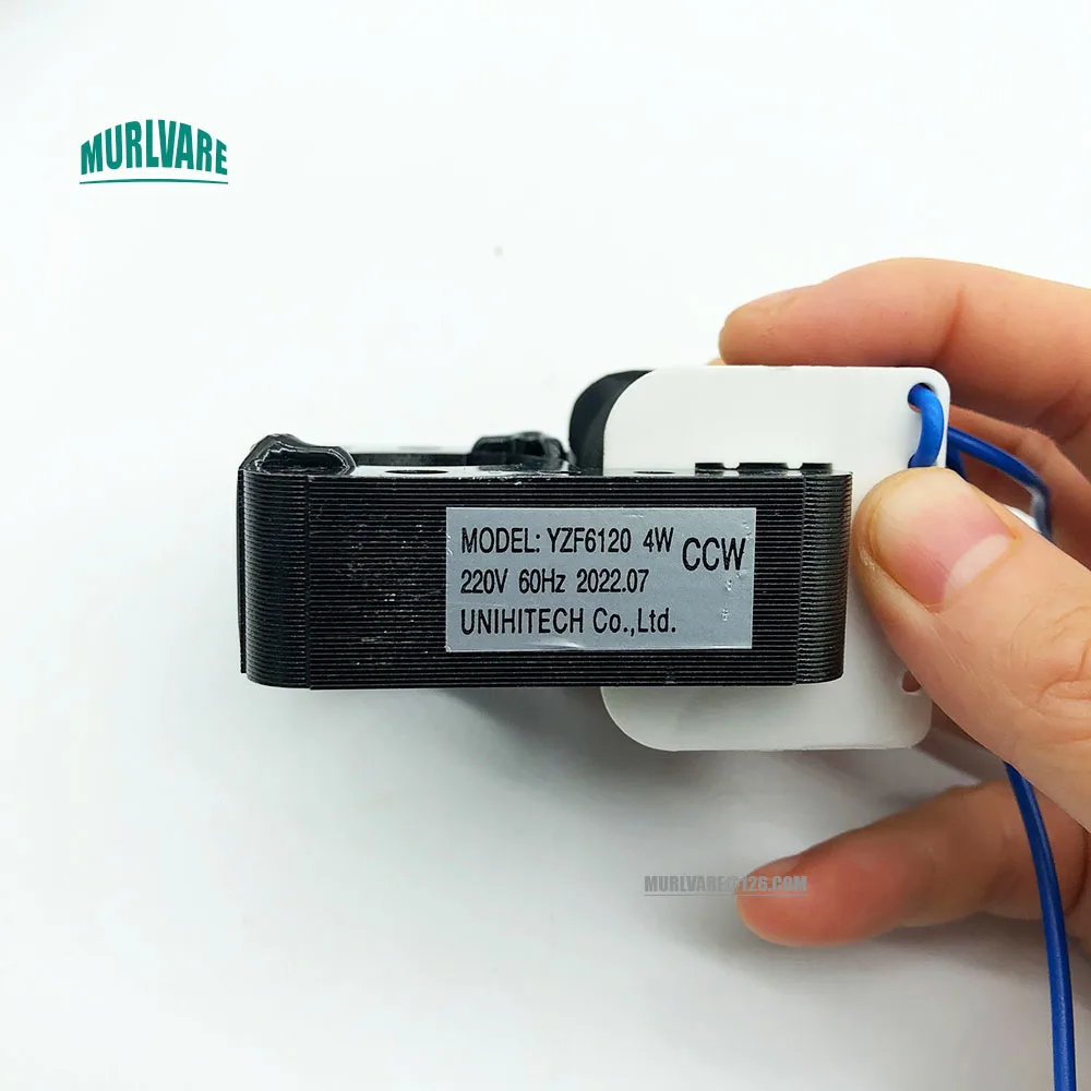 YZF6120 4W 220V 60HZ 20MM Thickness 2 Wires Heater Ventilation Parts Without Shaft Motor Pure Copper Coil Motor For Heater