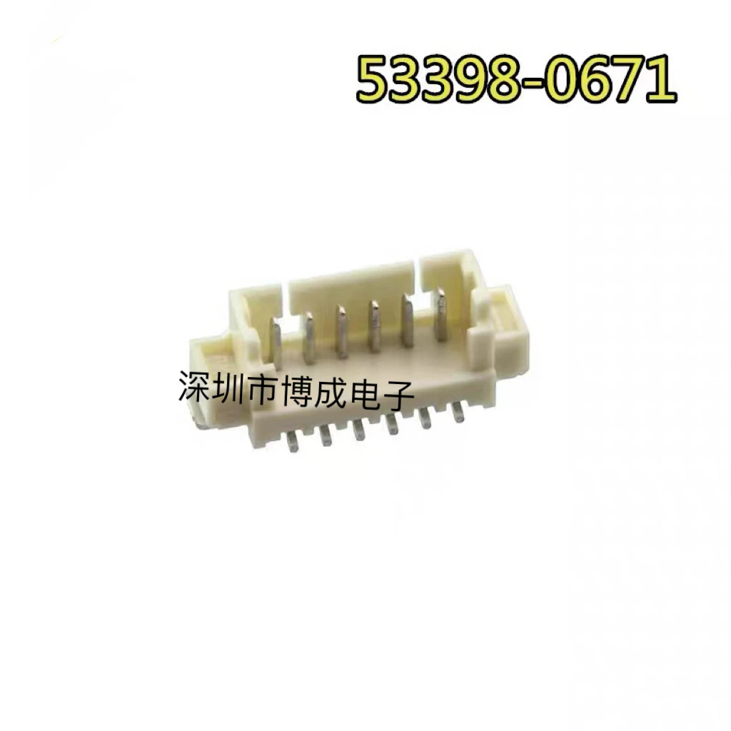 

10PCS/LOT 533980671 53398-0671 6PIN P=1.25mm Wire-to-board connector New and Original