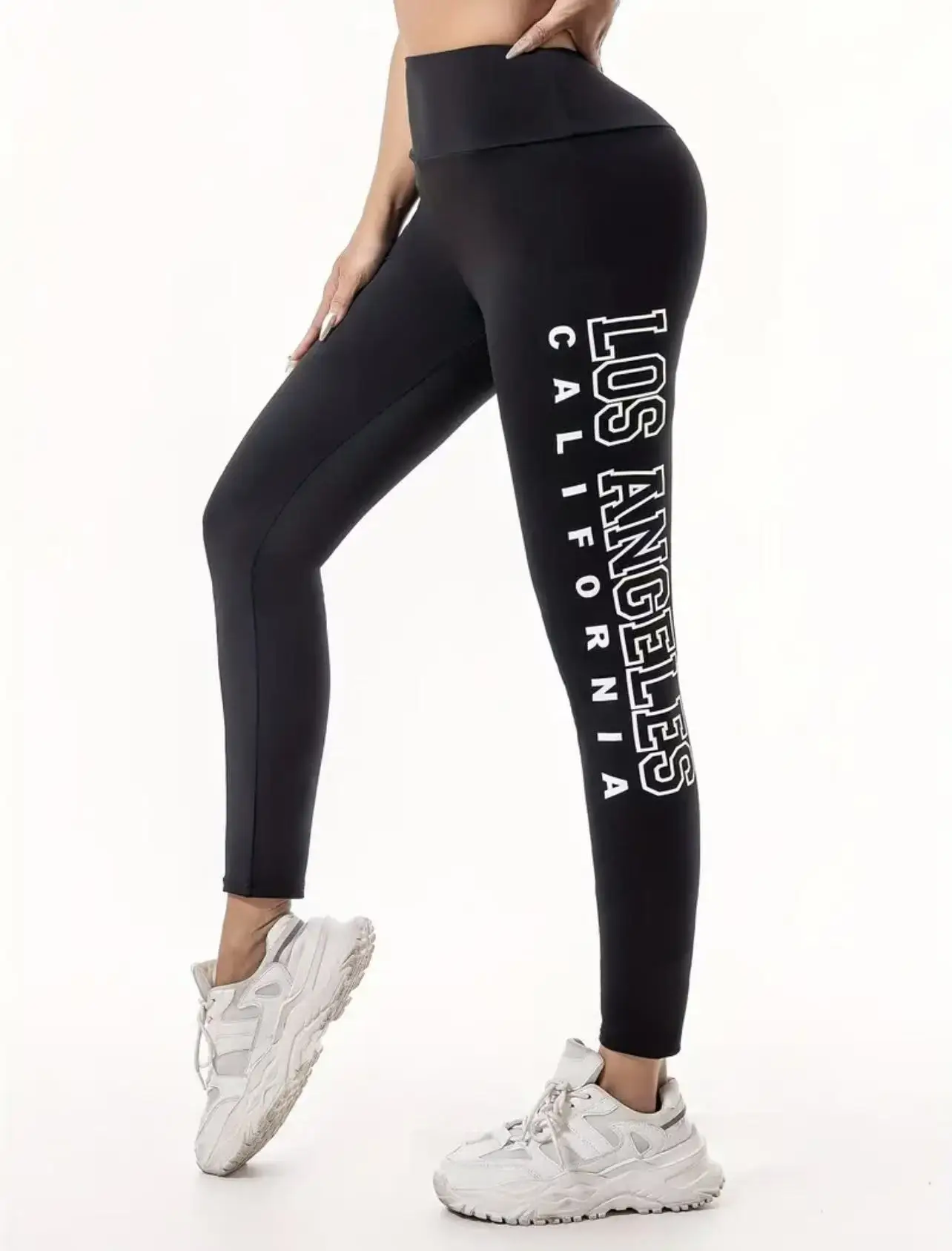 

Женские велосипедные брюки для фитнеса с высокой талией, стильным буквенным принтом, эффектом подтяжки талии и бедер, высокой эластичностью и комфортом, подходят для езды на велосипеде, занятий в спортзале и занятий йогой.