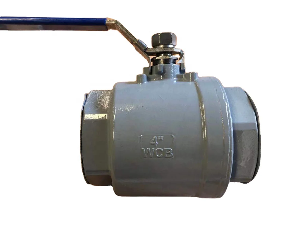 

2000 WOG 4 Inch WCB Threaded Carbon Steel High Pressure Ball Valve