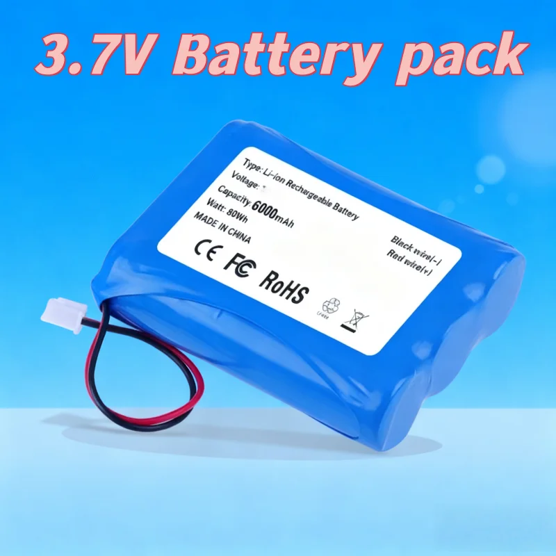 

1S3P 6000mAh 18650 Battery for Solar Light Garden Light All Night Bright 3.7V Rechargeable with XH2.54 Plug Outdoor Use