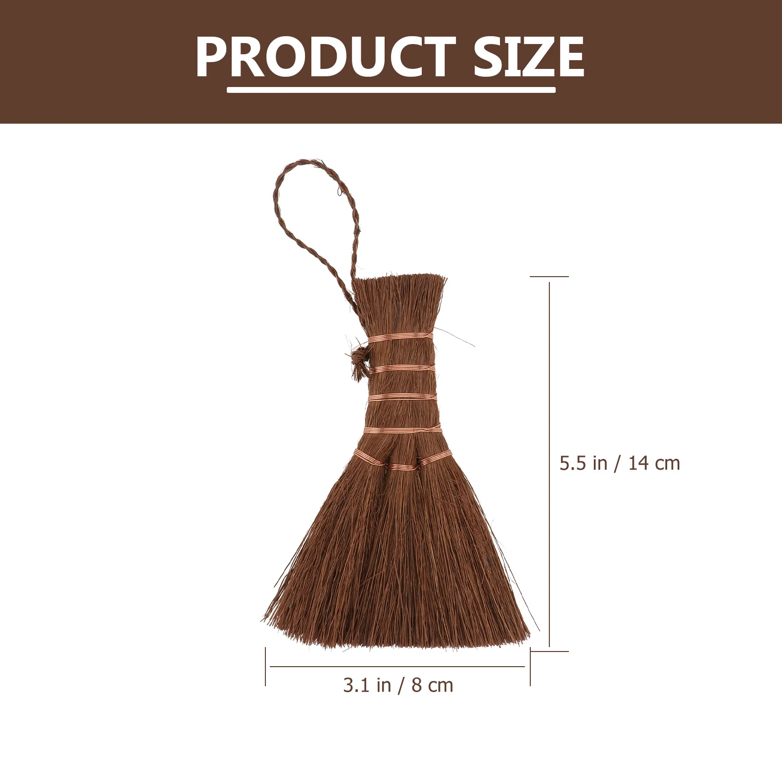 

1Pcs Tea Ceremony Broom Mini Palm Broom Natural Material Lightweight Household Cleaning Tool for Kitchen Desktop Corner Sweeping
