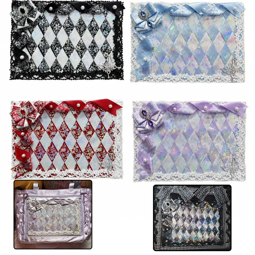 Lollipop Shaped Ita Board Ribbon Bow Decor Display Board Lace Large Capacity Ita Bag Insert Board Handmade Ribbon Lace