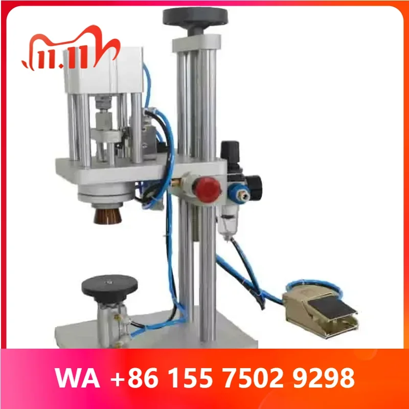 Por Best Bench Spray Pump Glass Bottles Capper Manufacturer Peume Bottle Sealing hine