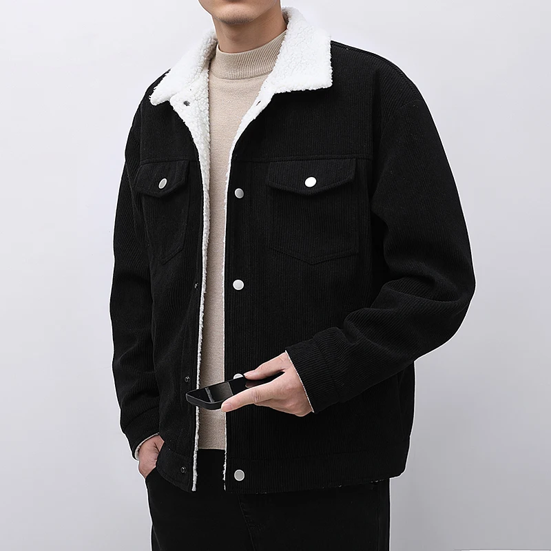 Harajuku sıcak erkek kış ceket moda büyük boy Parka kore erkek balon ceket kadın kış yün ceket 3XL