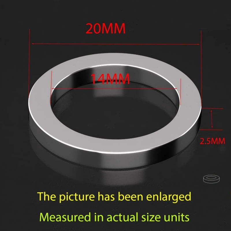 

20PCS Diameter 20MM; inner diameter 14MM; height 2.5MM; electronic cigarette magnet; wireless charging gift box magnet