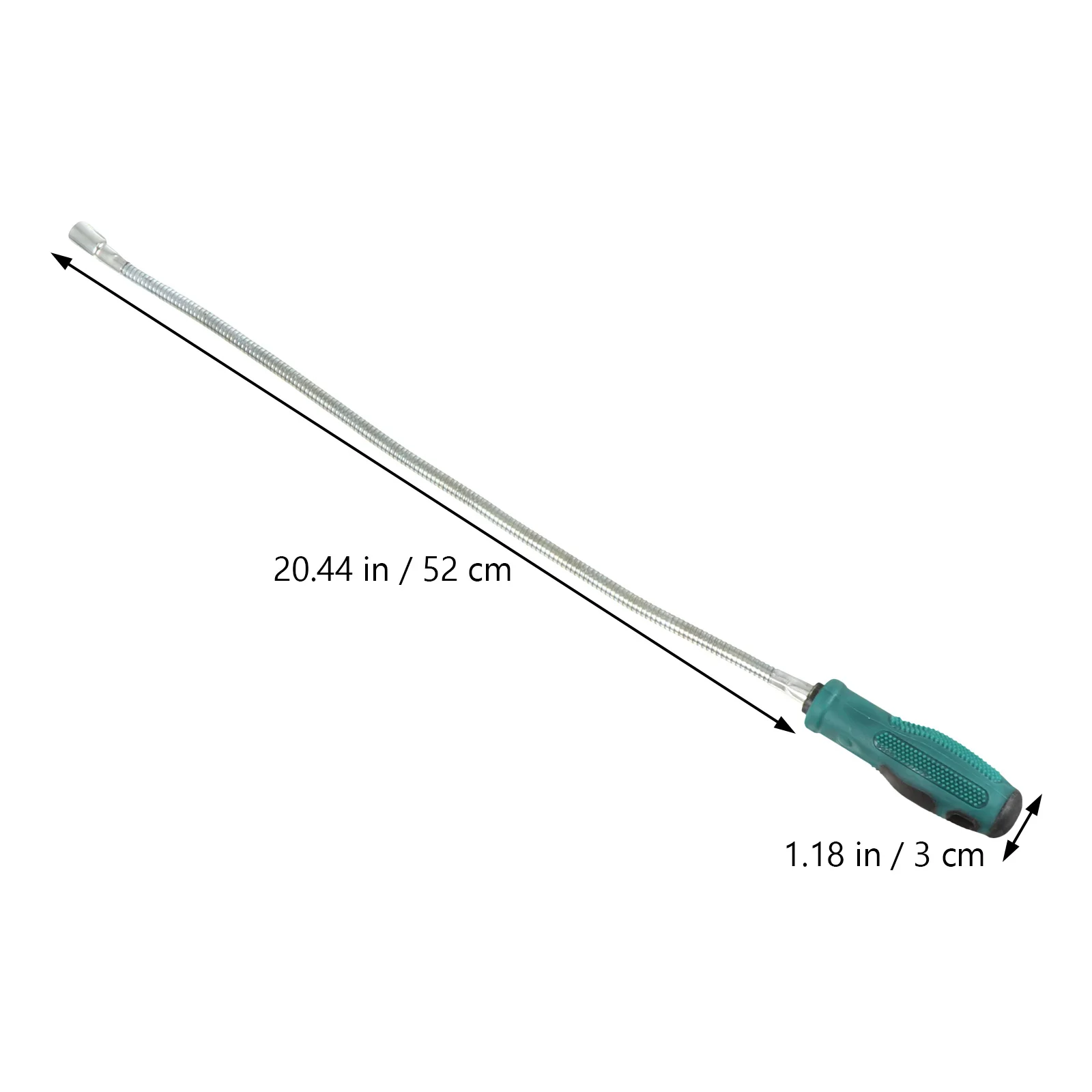 3Pcs Magnetic Grabber Tool Flexible Telescopic Alloy Steel Pickup Tool for Garage Flexible Grabber Magnetic Suction Bar