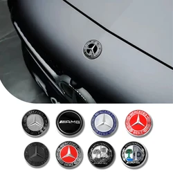 Auto Metal Hood Sticker Front Badge Logo Replacement Accessories for Mercedes Benz AMG W212 W213 W205 W177 W176 CLS CLA CLG GLS