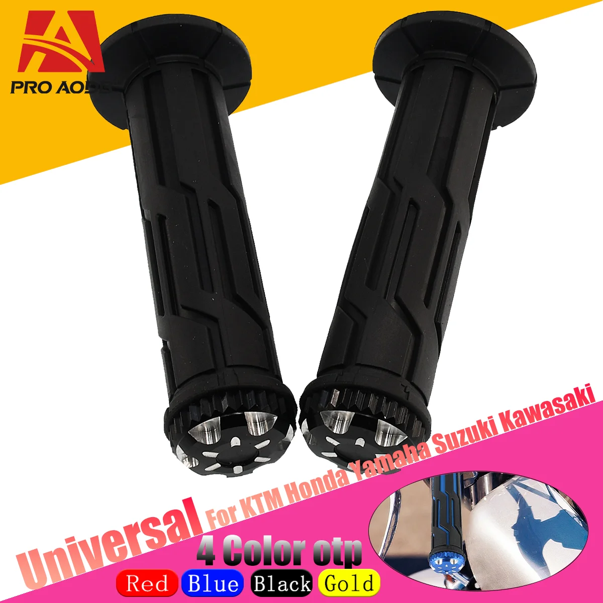 

Motorcycle Handle Grip Universal 7/8" 22mm Handle Handlebar Parts For KTM Honda Suzuki Yamaha Kasawaki E-Bike Scooter Motocross