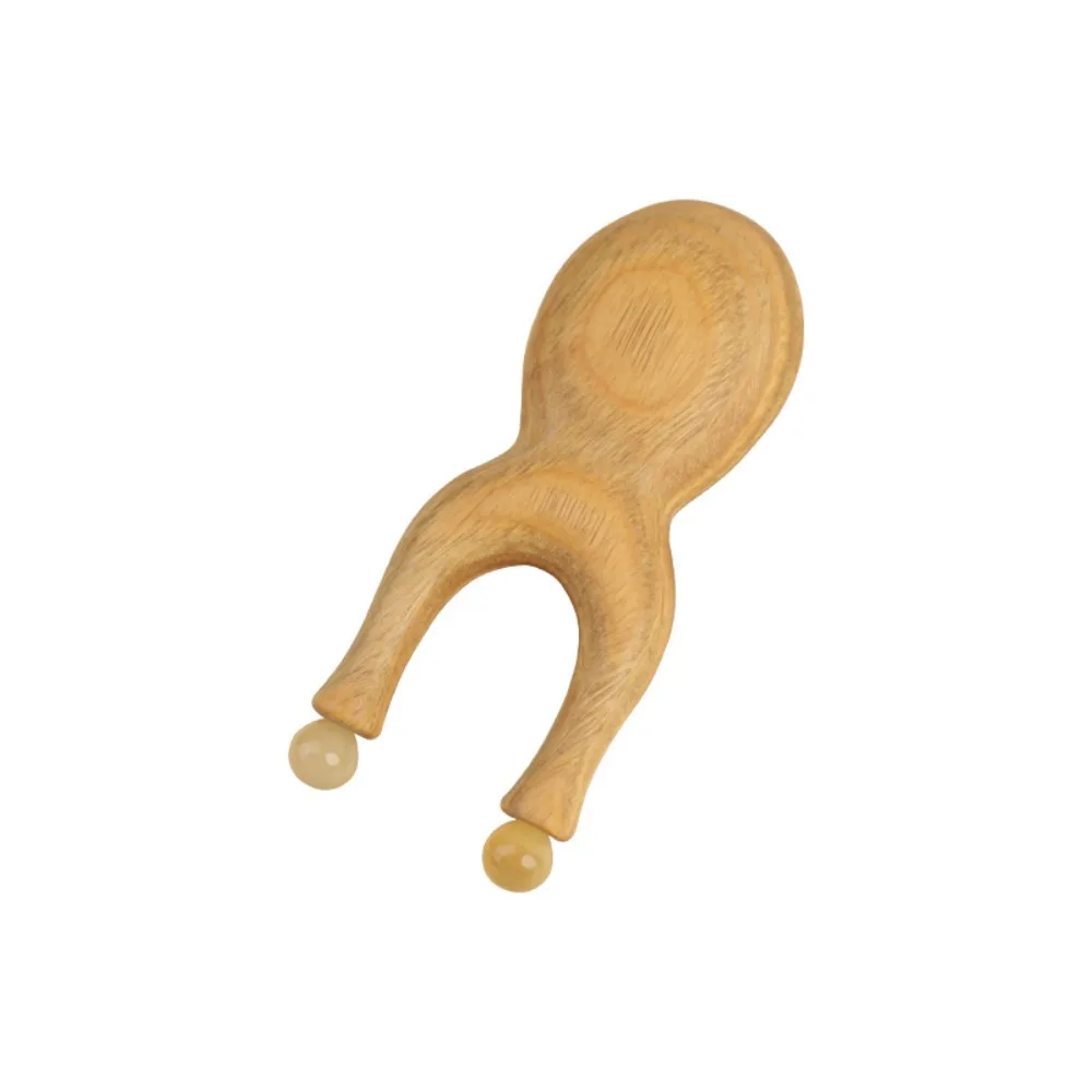 

Деревянная ручка Guasha Массажер для лица Инструмент для подтяжки фасций в форме лягушки Ручной массажер для лица Антистатический ручной деревянный инструмент Гуа Ша