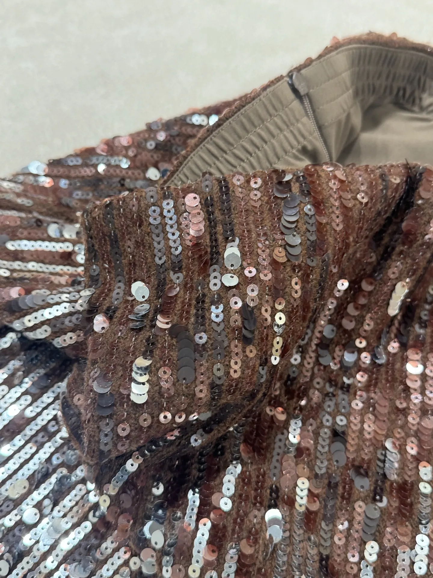 Jupe en laine tricotée Flash pour femmes, nouvelle collection de haute qualité, industrie lourde