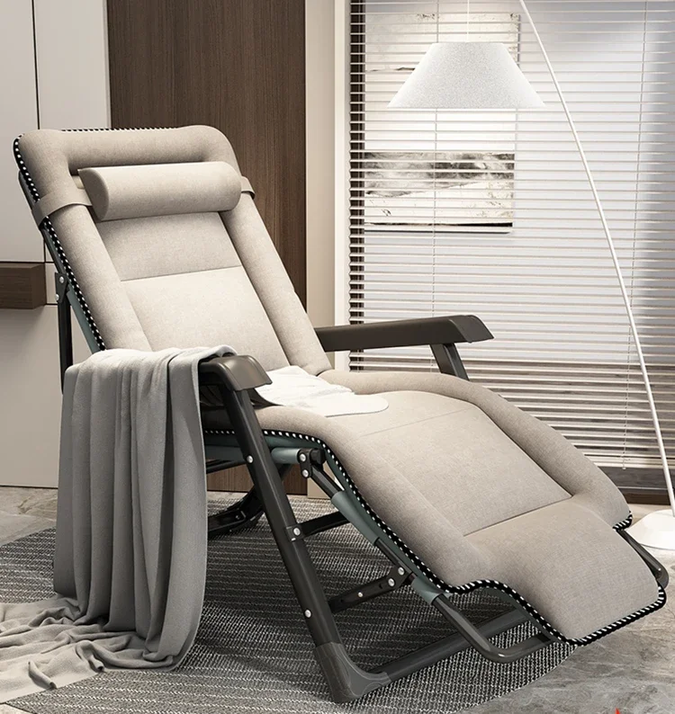 

Folding lounge chair, autumn and winter home balcony, leisure office,sitting and sleeping dual-purpose backrest chair