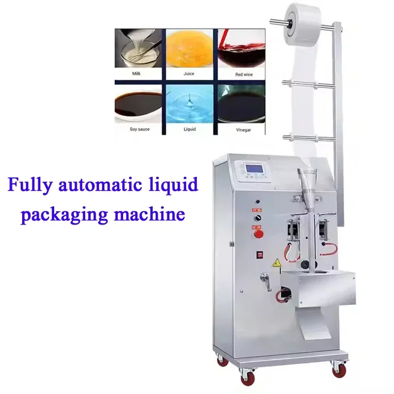 

Automatic Fruit Juice Filling Sealing Machine Cook Oil Milk Liquid Sachet Packing Machine