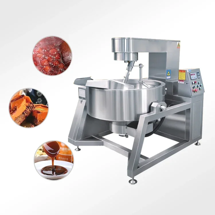 

beef sauce processing catering and food processing steam jacketed vessel commercial industrial stainless steel pot