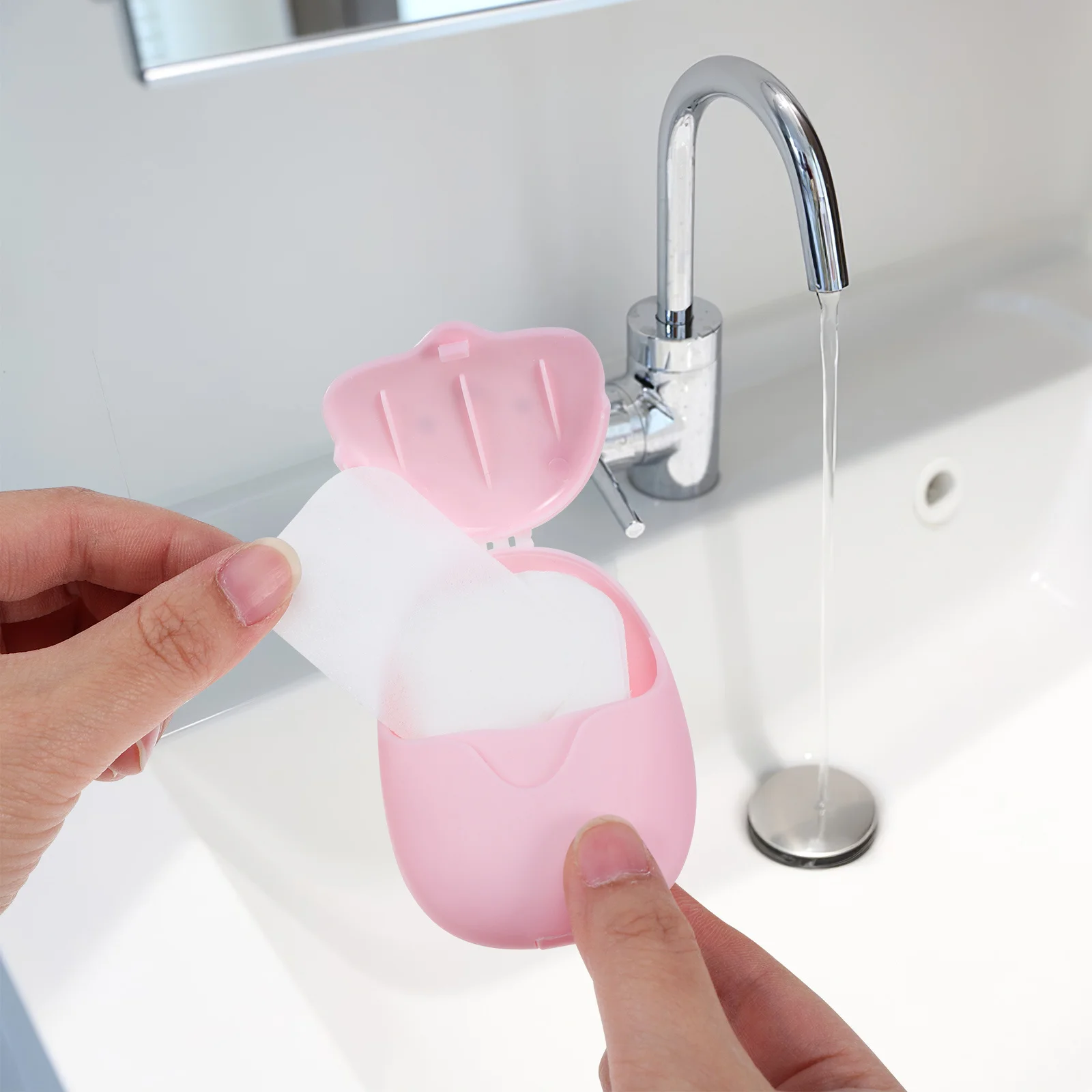 3 قطع من أوراق الصابون للسفر - صفائح صابون ورقية محمولة لغسل اليد والوجه والجسم، خفيفة الوزن للسفر والمشي لمسافات طويلة والتخييم #1