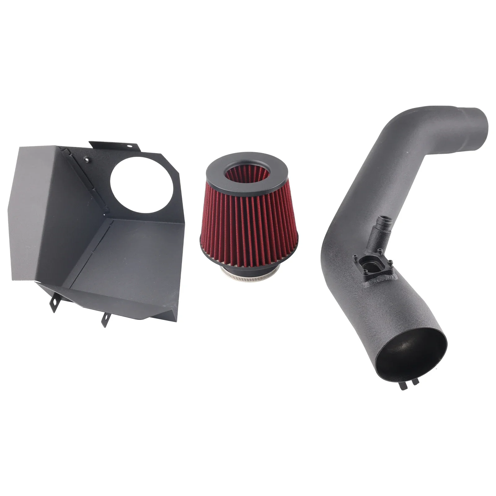 

Premium Red Pipe Kit with Heat Shield for BMW 12 - 15 335i, 14 - 16 435i, M235i & 16 M2 N55 3.0L Turbo - Enhance Airflow