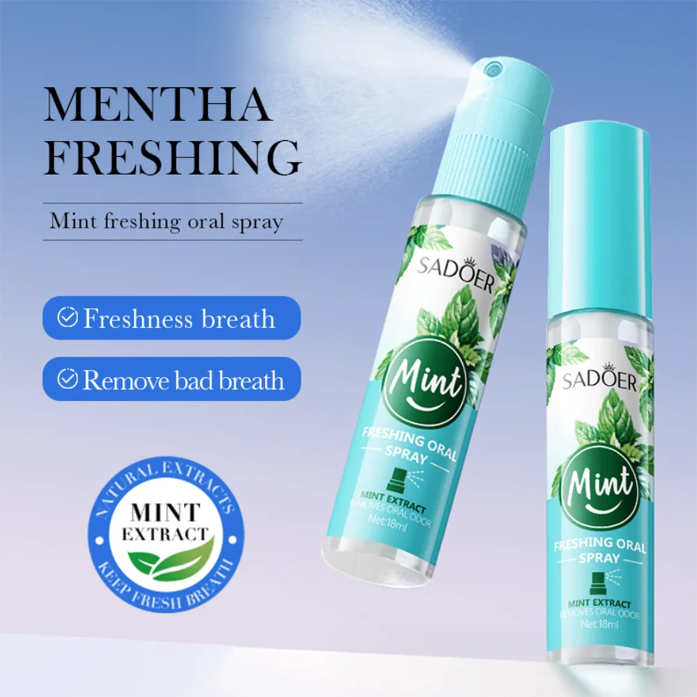 Mouth Fresh Breath Spray Para El Mal Aliento Spray Boca Fresco Ambientador Bucal Mint Freshener Long Lasting Alito Cattivo