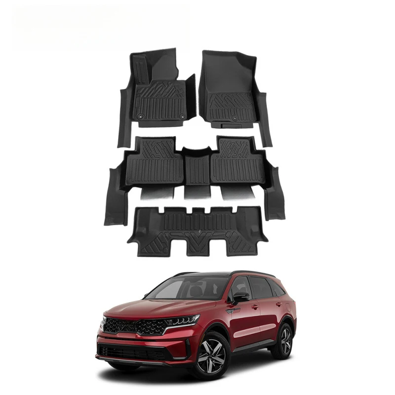Best Selling Environmental and 5D TPE Car Foot Mats With Anti-Slip SONT 2021