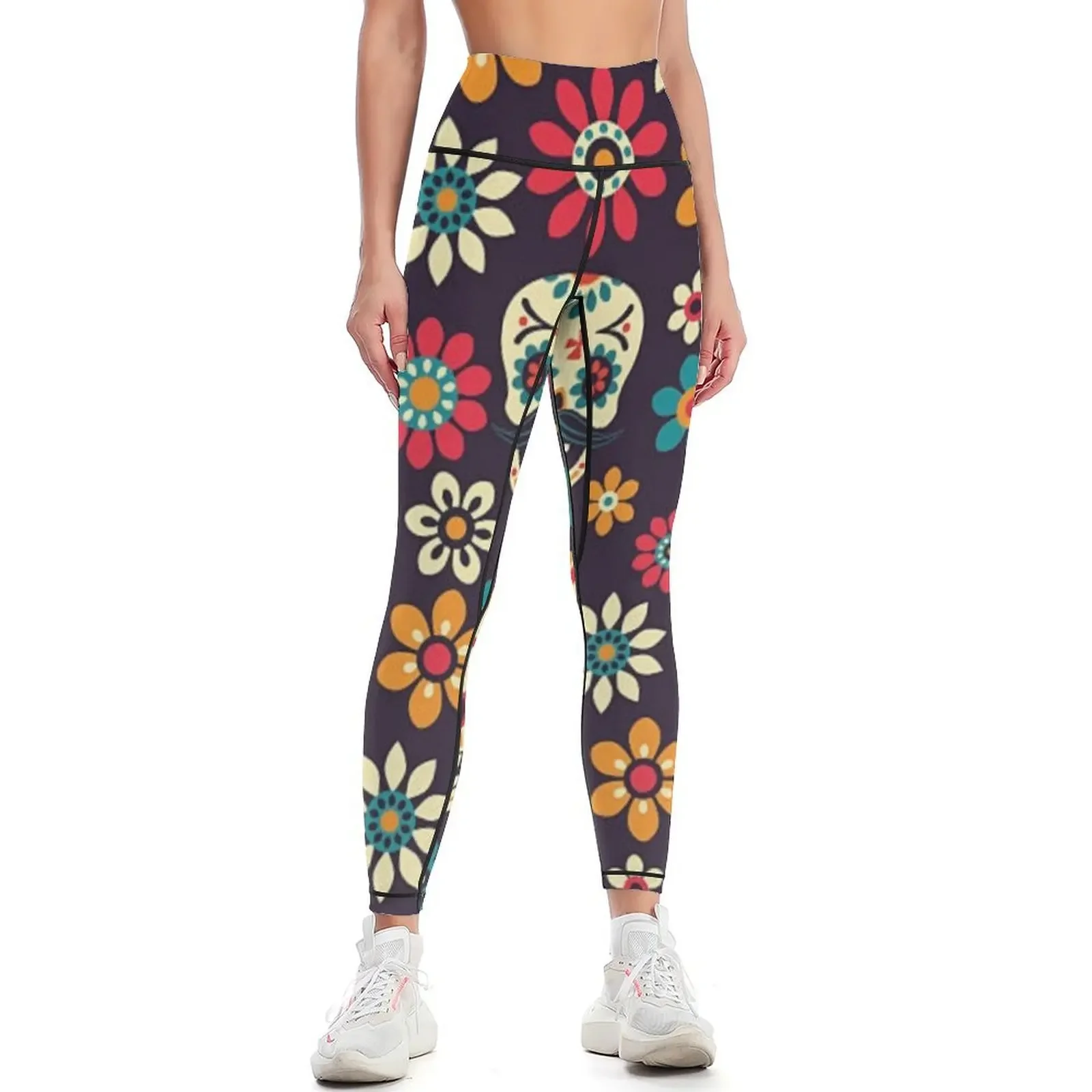 

Catrina flowers Leggings legging gym fitness set gym harem pants Sweatpants Womens Leggings